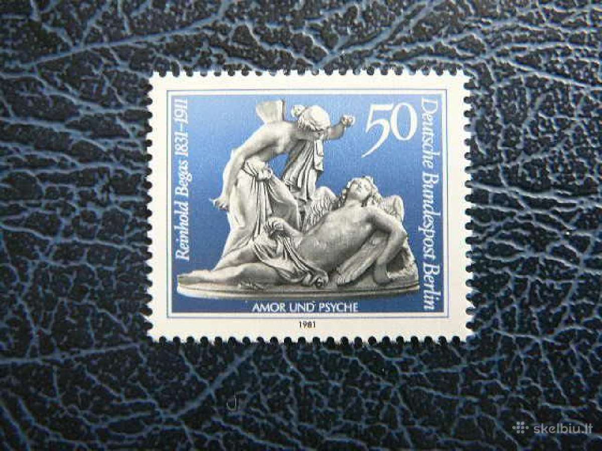 Skulptūros Vokietija (Berlynas) 1981 vb647s