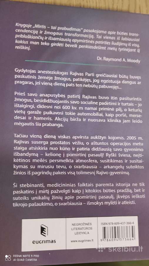 Knyga "mirtis-tai prabudimas" - nuotraukos Nr. 2