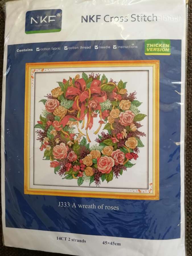 Siuvinėjimo kryželiu rinkinys