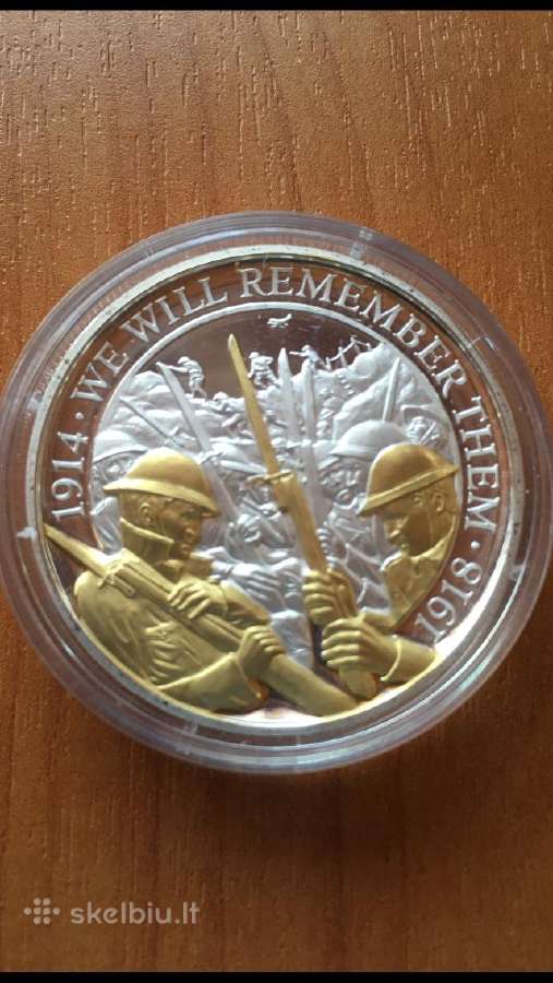 Moneta Gibraltar 2018m. 1 krona, 2 oz, cu-ni