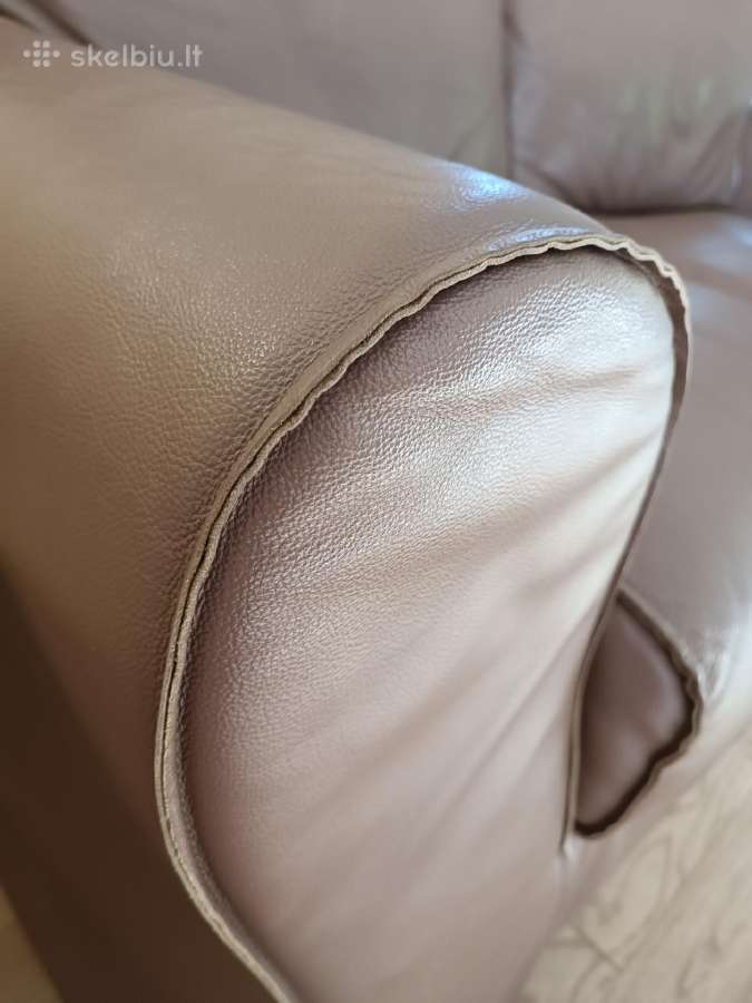 Itališka odinė sofa - nuotraukos Nr. 4
