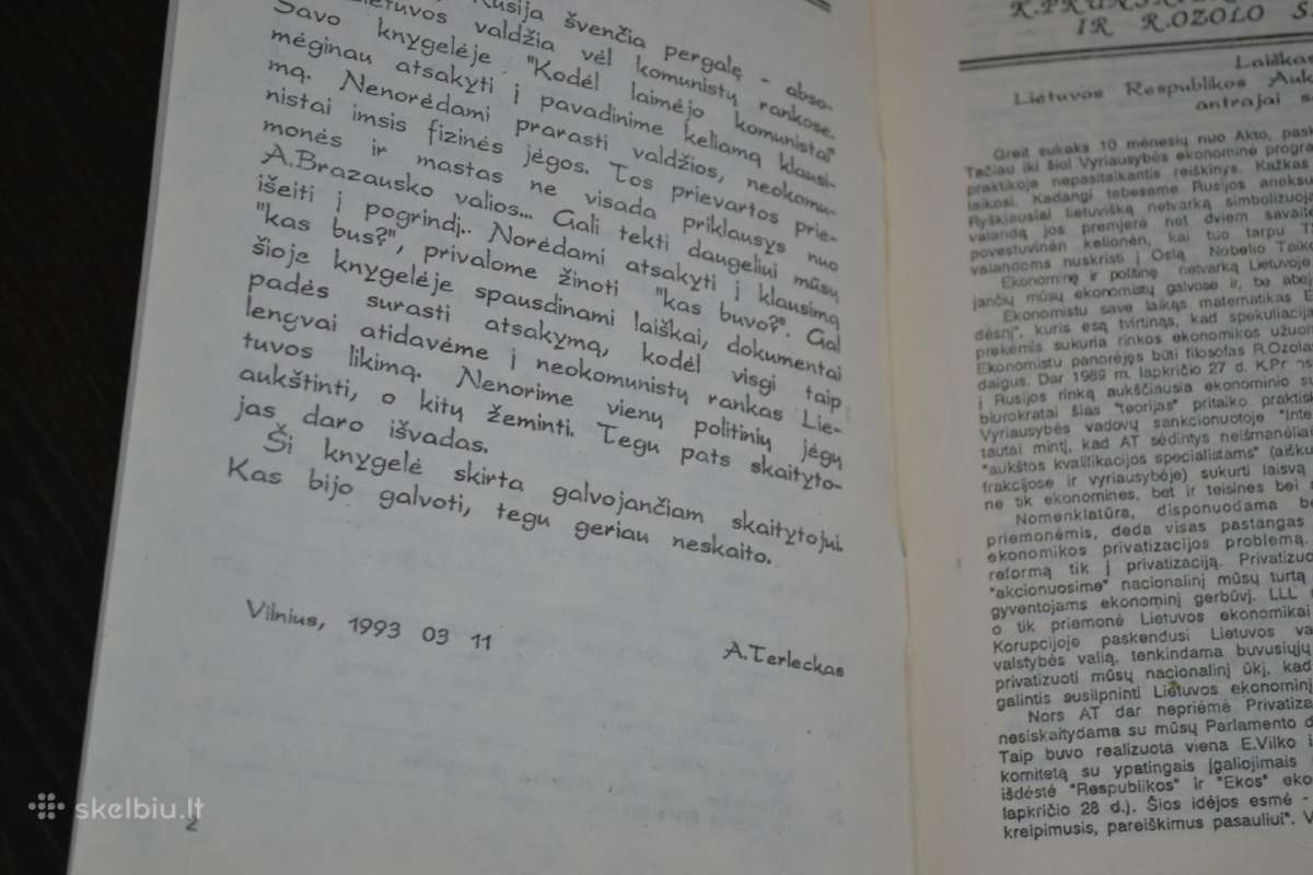 A. Terleckas Grumtynės su klasta ir politiniu neiš - nuotraukos Nr. 2