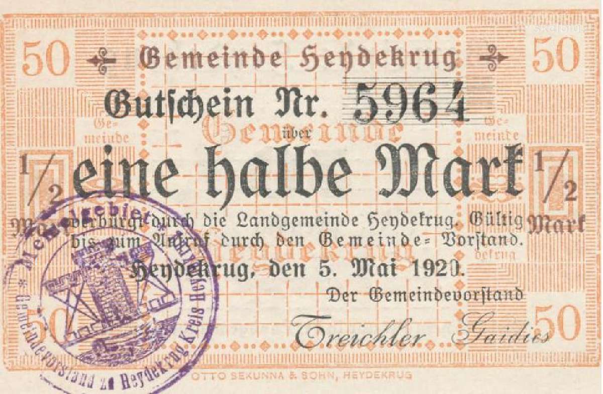 Ieskau Klaipedos, Silutes, Rusnes banknotu - nuotraukos Nr. 3