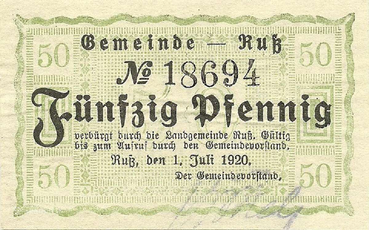 Ieskau Klaipedos, Silutes, Rusnes banknotu - nuotraukos Nr. 5