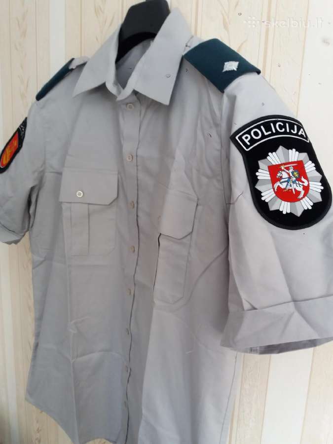 Policijos kasdieniai marškiniai trumpomis rankovėm - nuotraukos Nr. 2