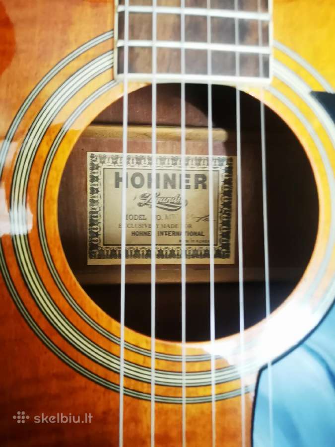 ''Hohner'' firmine gytara su deklu - nuotraukos Nr. 2