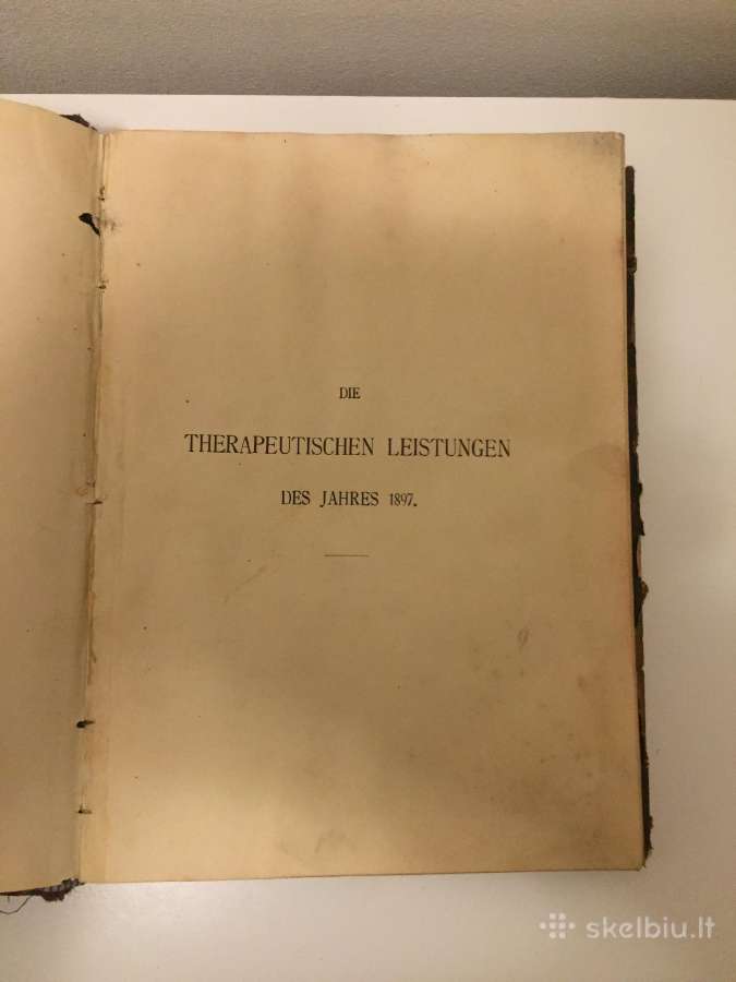 Parduodu senovinę medicininę knyga 1897m