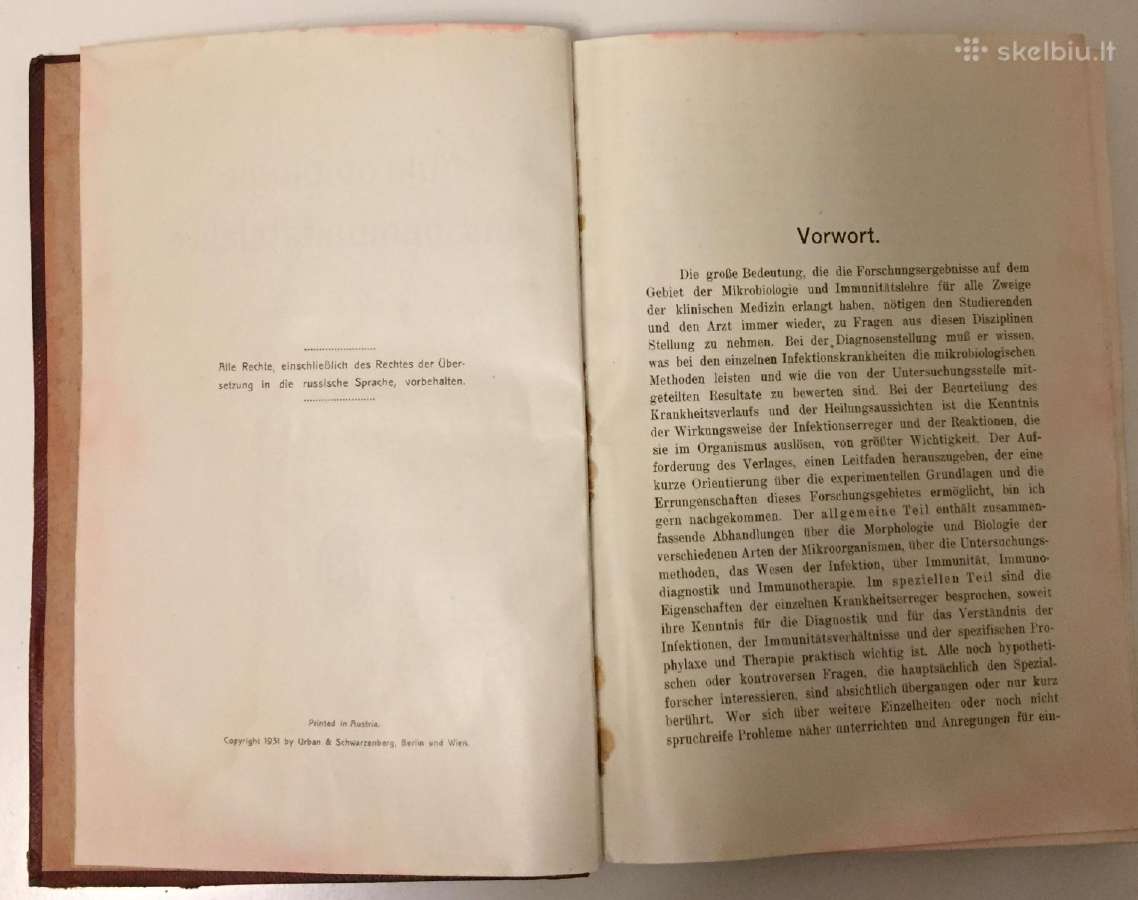 Parduodu senovinę medicininę knyga 1931m. - nuotraukos Nr. 2