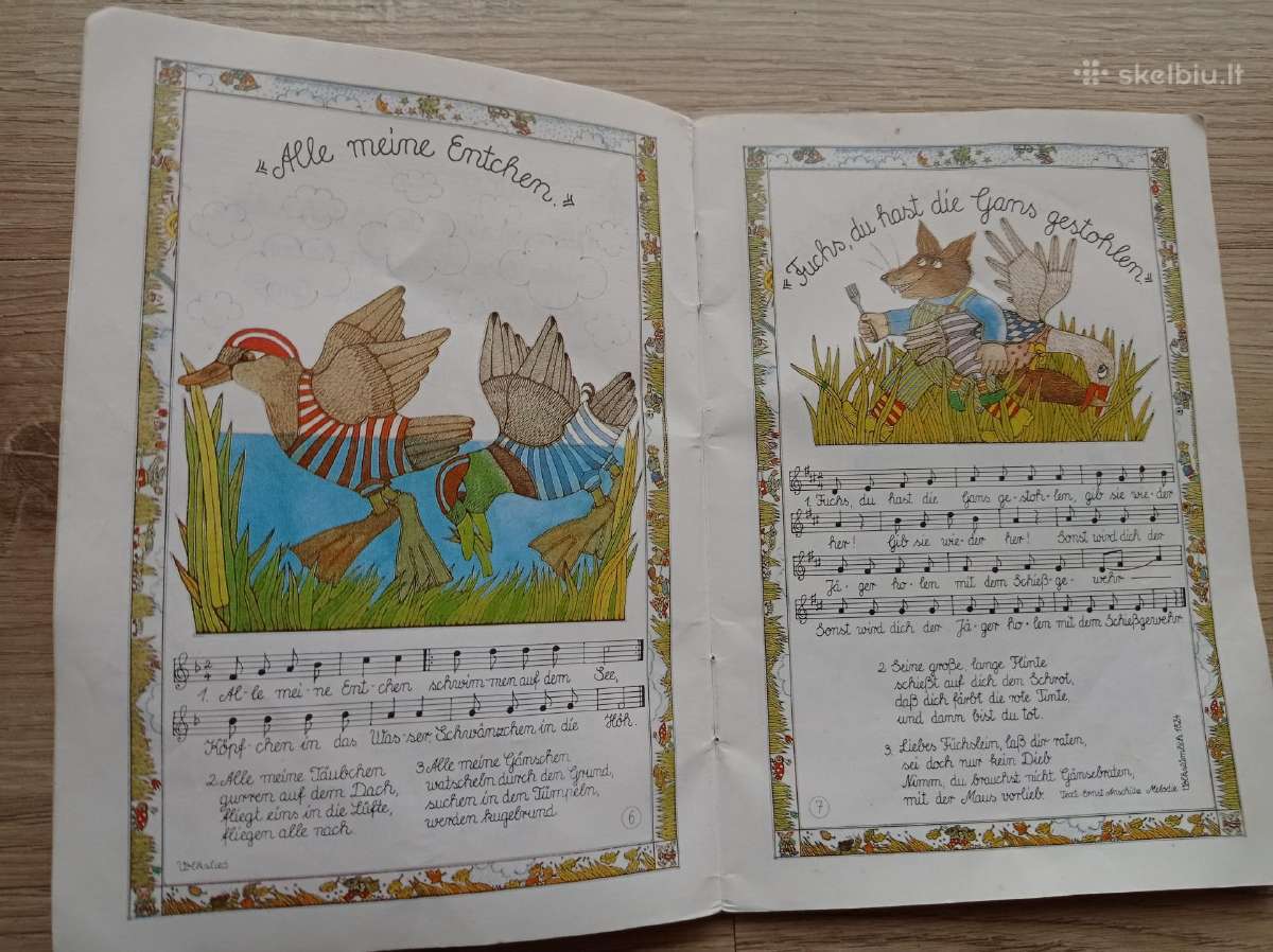 Knygelė Kinderliederbuch - nuotraukos Nr. 2