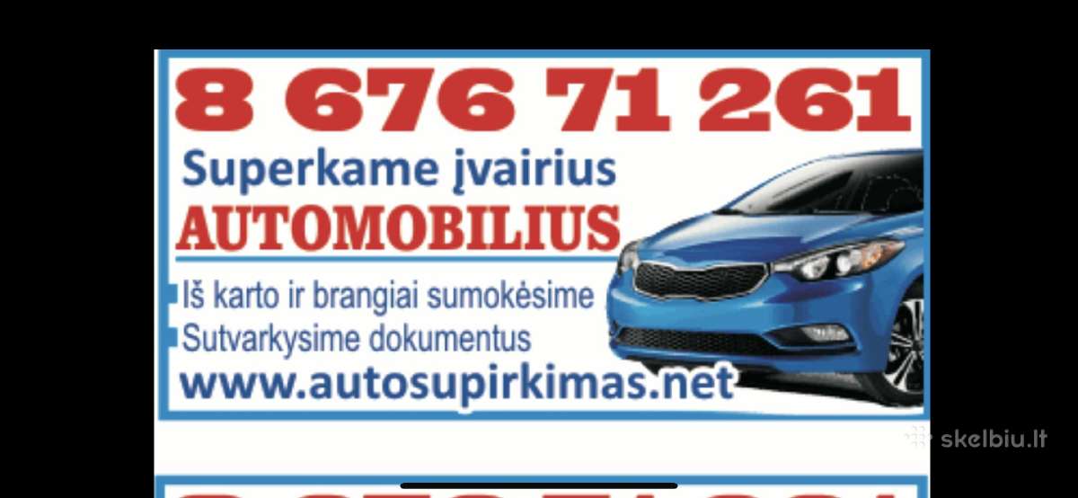Visu automobiliu supirkimas - nuotraukos Nr. 2