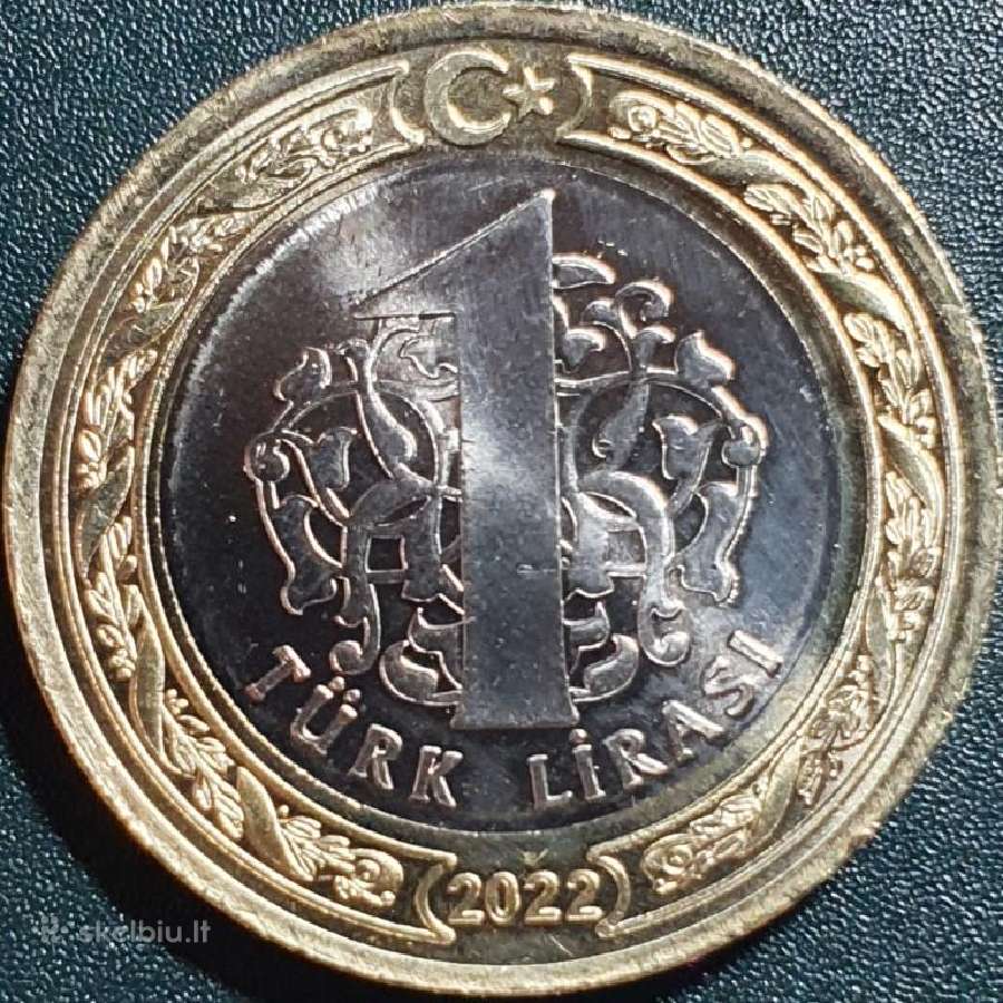 Turkija 1 Lira, 2022 1915 M. Čanakkale Tiltas - nuotraukos Nr. 2