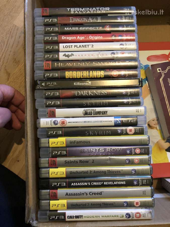 PS3 žaidimai visi kas foto