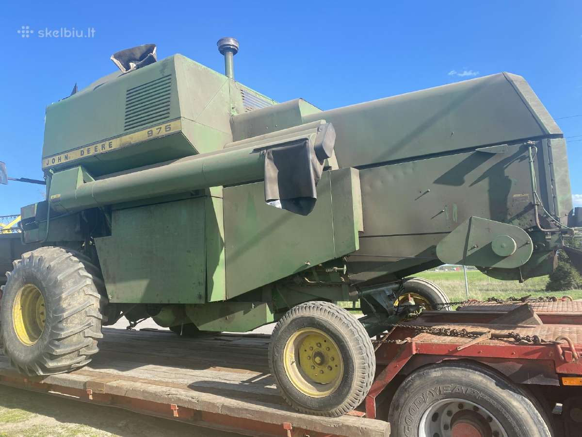Kombainas John Deere 975 Ardomas Dalimis
