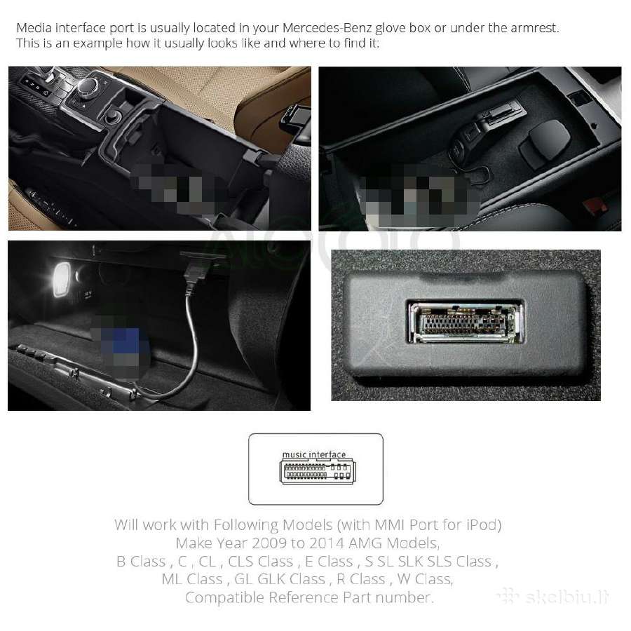 Mercedes-benz MB ami mmi bluetooth adapteris - nuotraukos Nr. 4