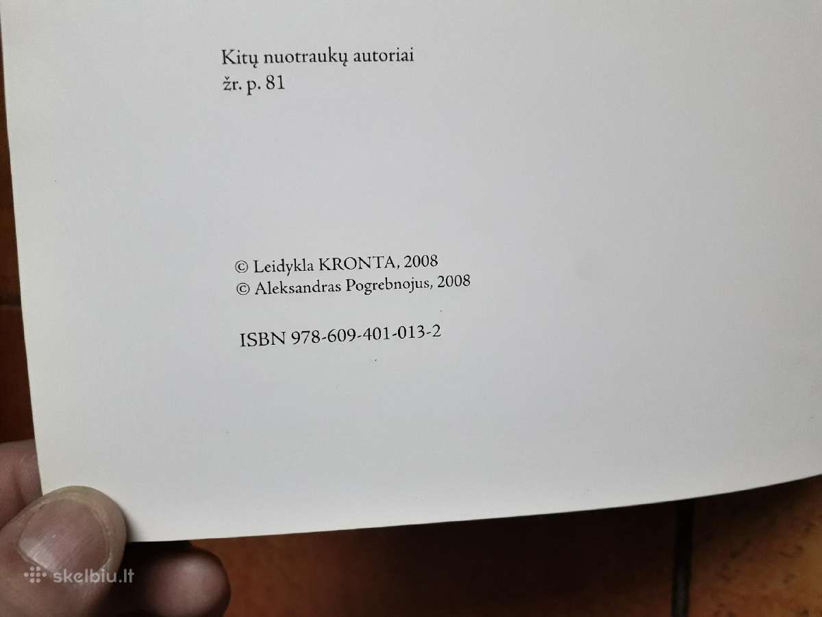 Dizainerio Pogrebnojaus knyga su autografu - nuotraukos Nr. 3