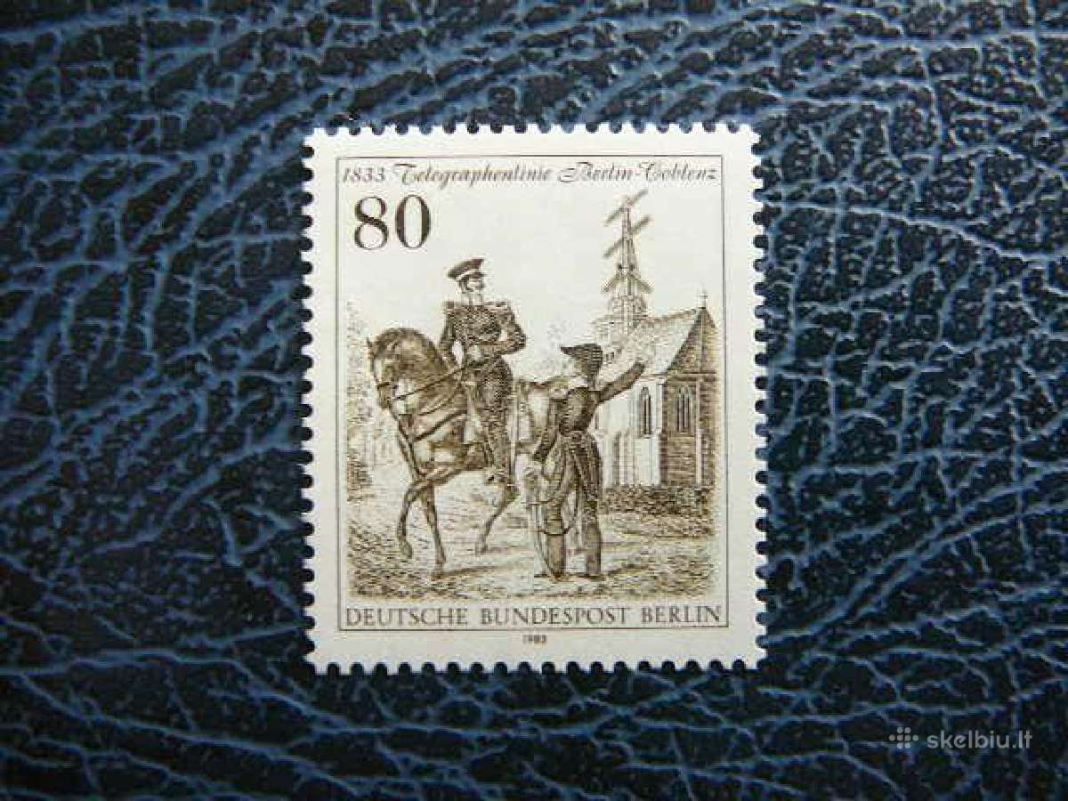 Arkliai Telegrafas Vokietija Berlynas 1983 vb693s
