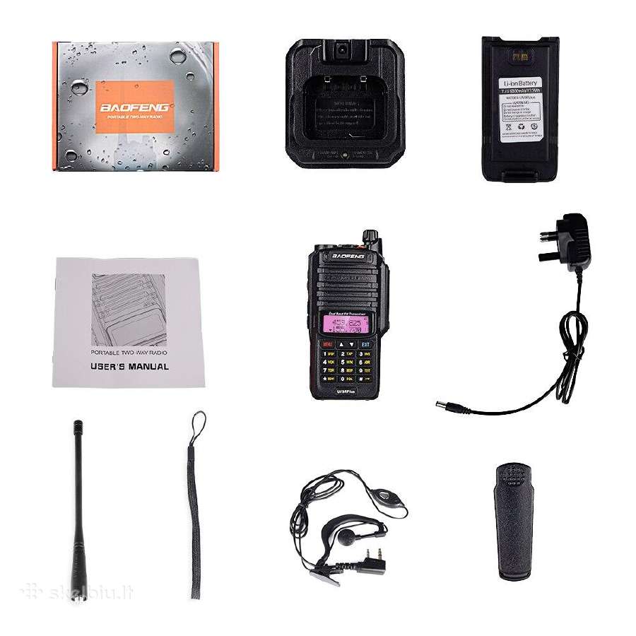 Ip67 Baofeng Uv-9r Plus veikimas iki 14km. Type-c - nuotraukos Nr. 2