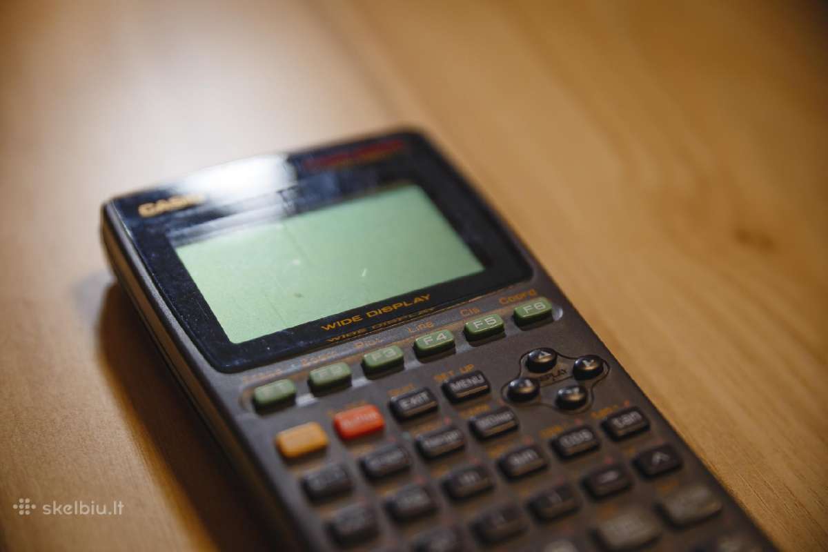 Vintažinis Casio Fx-9700ge Grafinis Skaičiuotuvas - nuotraukos Nr. 2