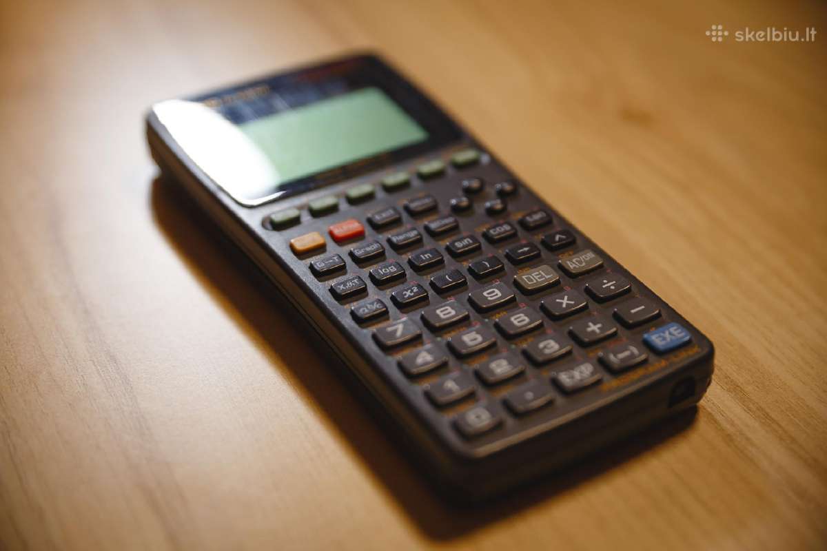 Vintažinis Casio Fx-9700ge Grafinis Skaičiuotuvas - nuotraukos Nr. 3