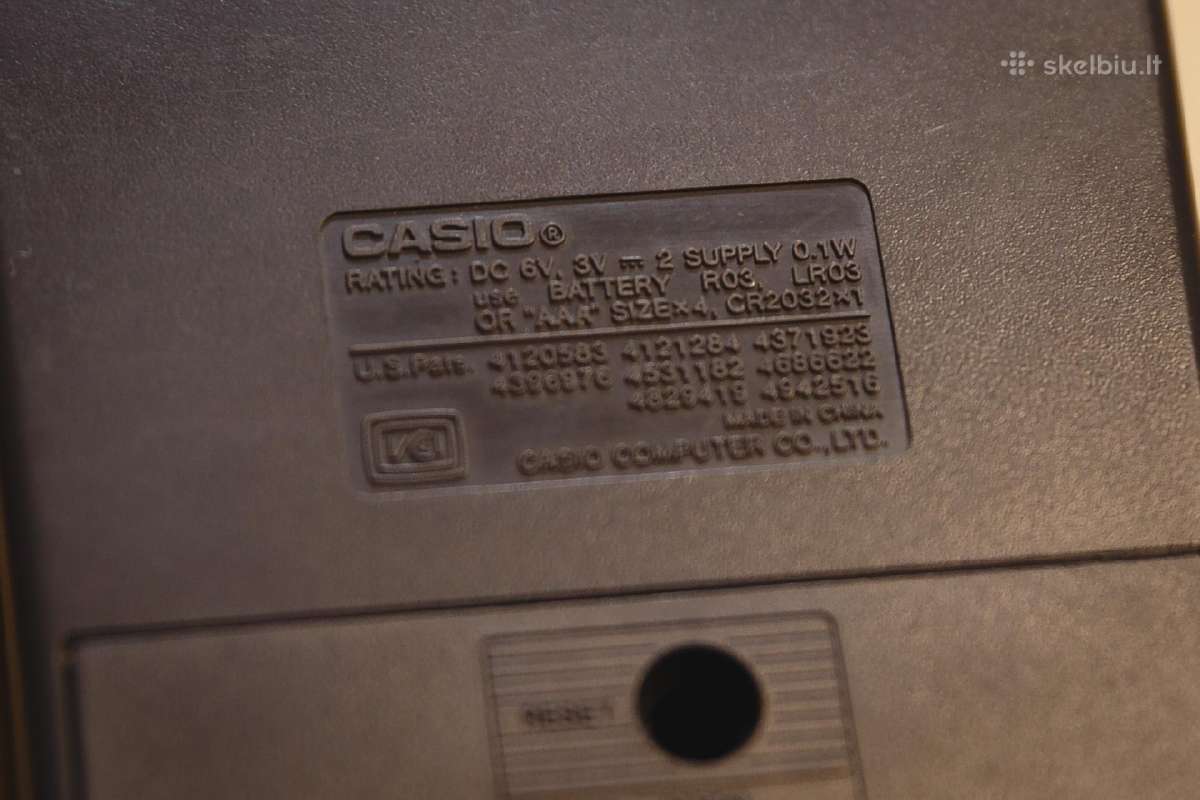 Vintažinis Casio Fx-9700ge Grafinis Skaičiuotuvas - nuotraukos Nr. 6