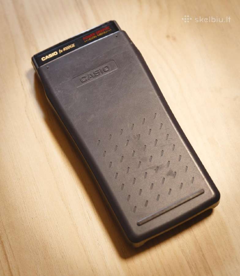 Vintažinis Casio Fx-9700ge Grafinis Skaičiuotuvas - nuotraukos Nr. 10