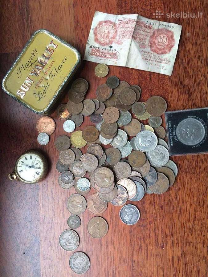 Britiškos monetos - nuotraukos Nr. 2