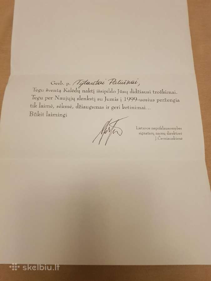 Pakvietimai signatarui. - nuotraukos Nr. 5