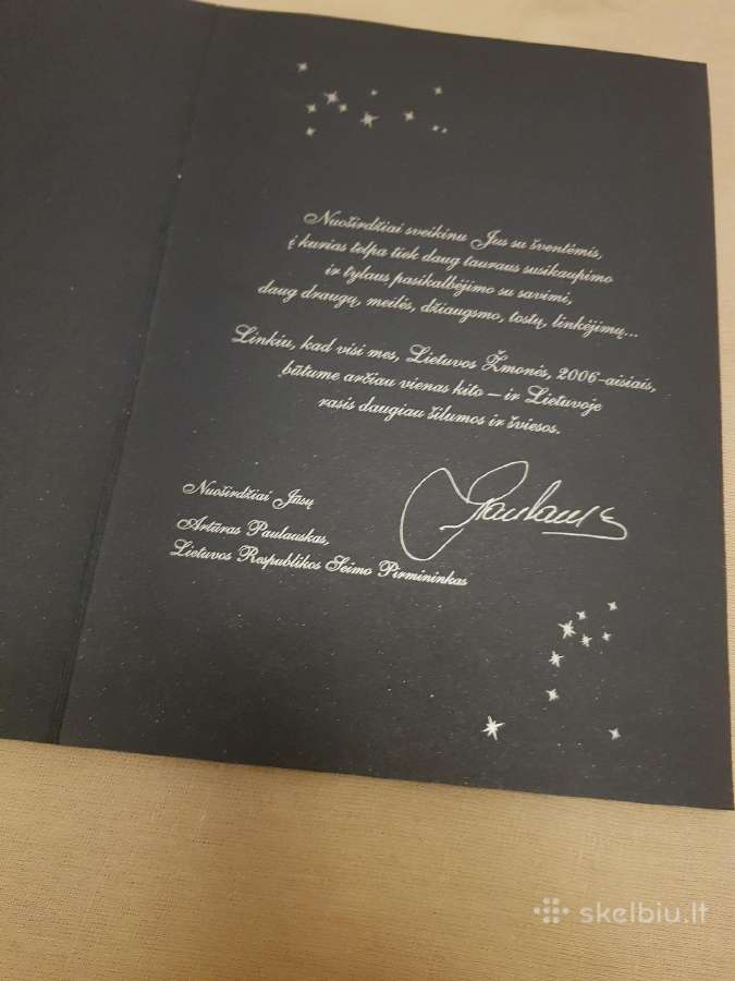 Pakvietimai signatarui. - nuotraukos Nr. 6