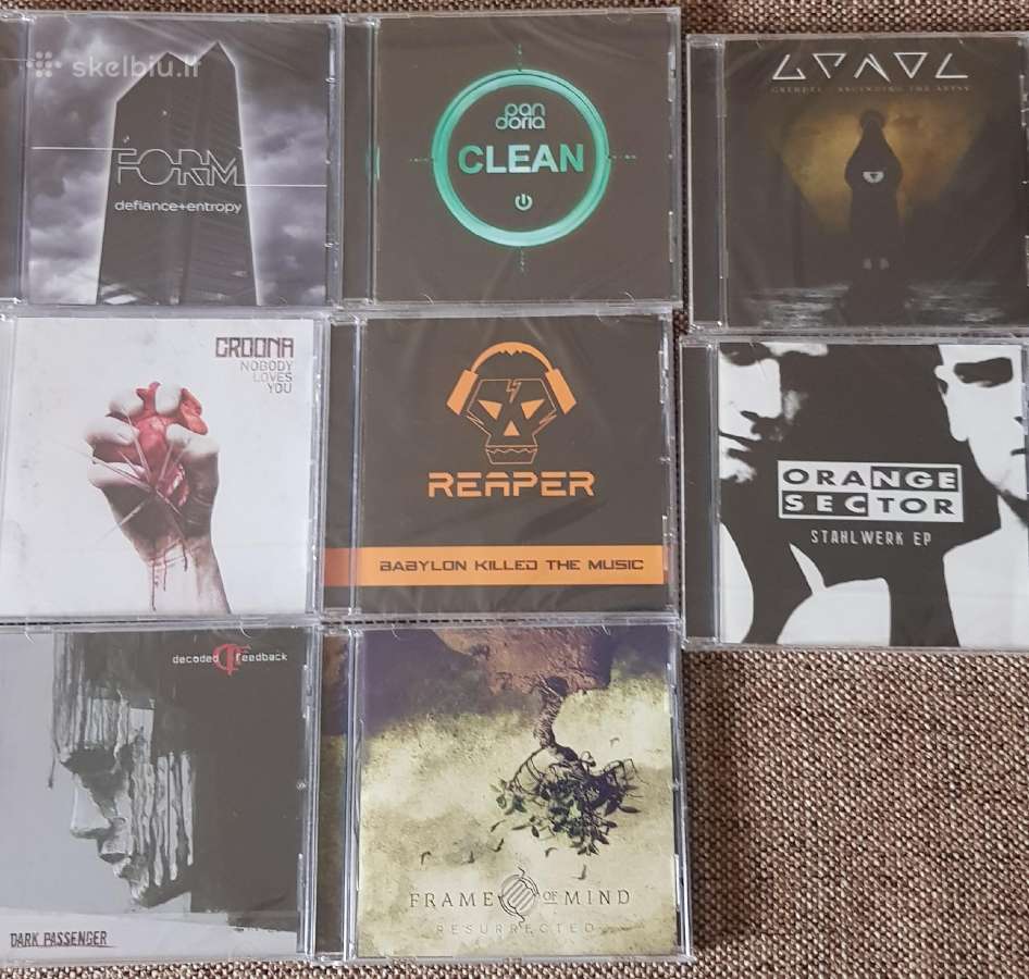 Elektronik . Ebm CD.( diskai )