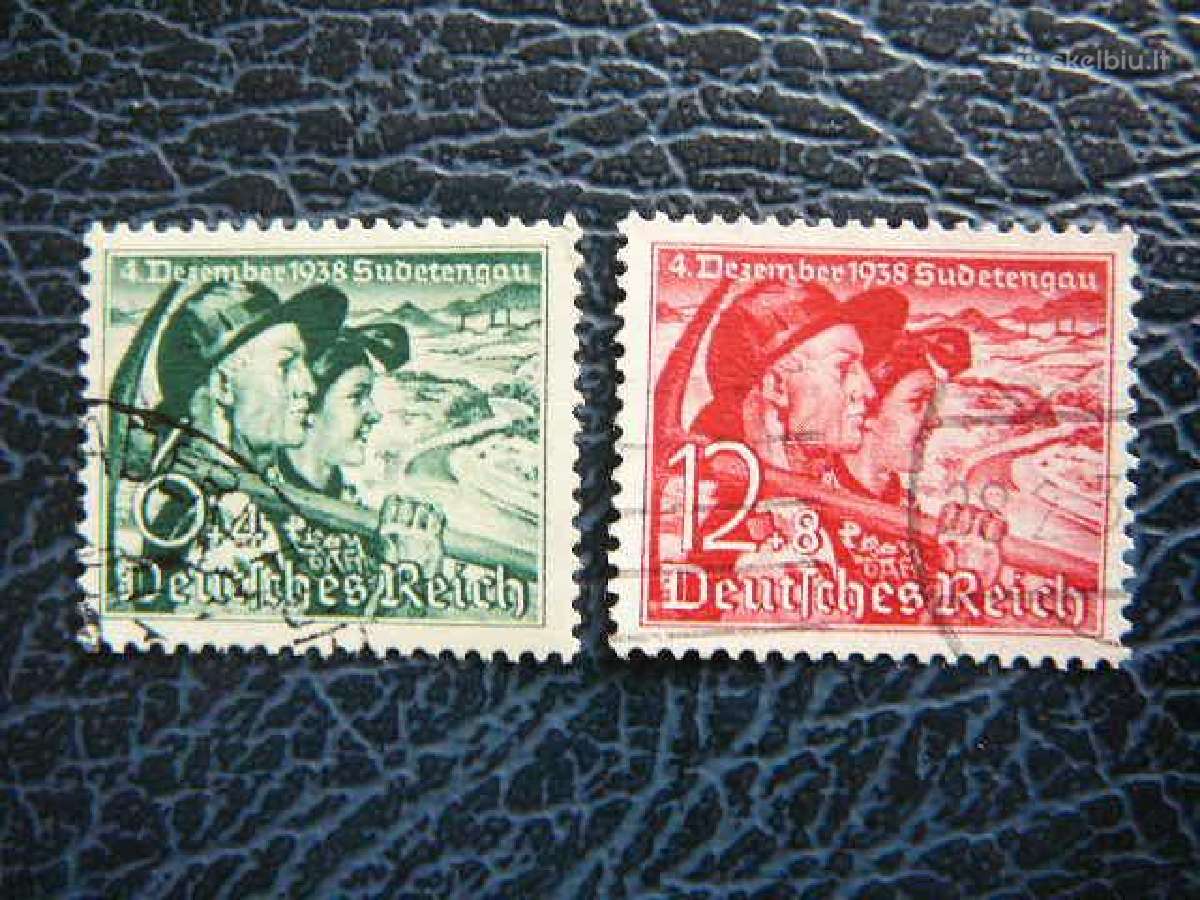 Sudetai Vokietija 1938 vkt684/5a