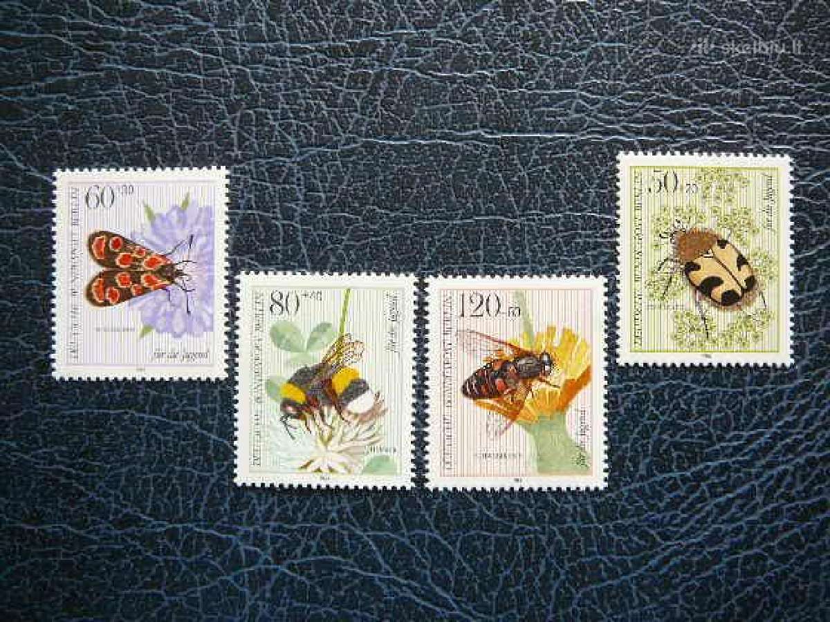 Vabzdziai Bites Vokietija (Berlynas) 1984 vb712s