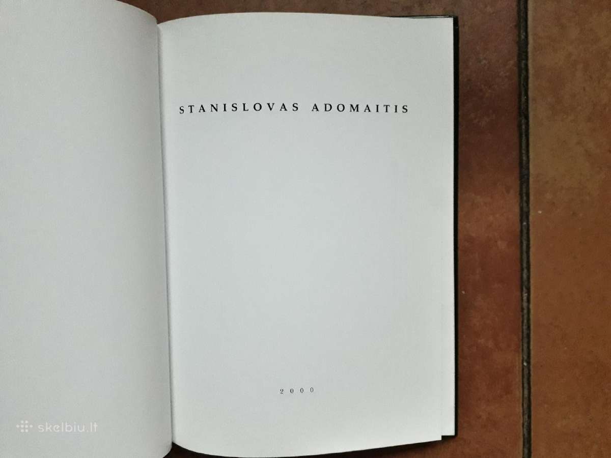 Dailininko Stanislovo Adomaičio darbų albumas - nuotraukos Nr. 2