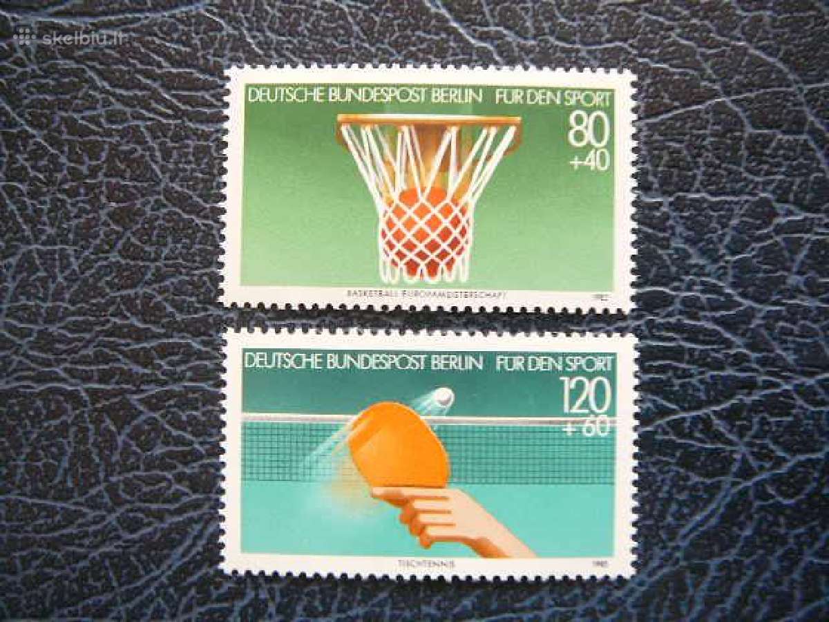 Krepsinis Tenisas Vokietija (Berlynas) 1985 vb732s