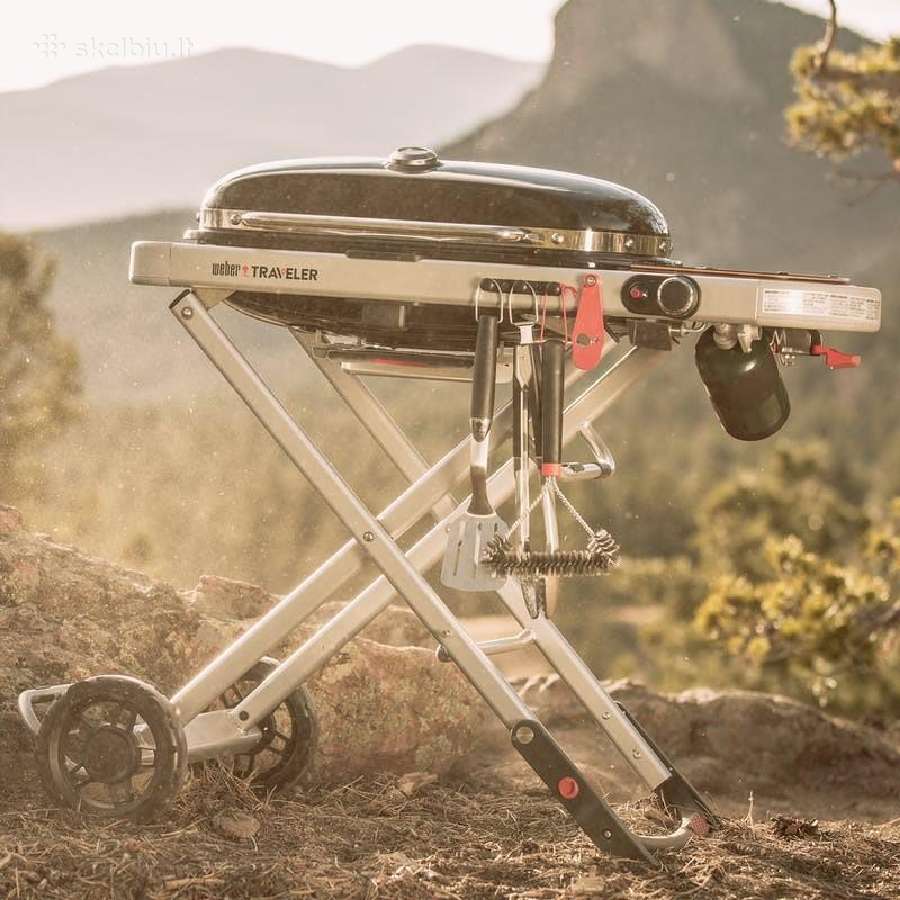 Nešiojamas dujinis grilius Weber Traveler - nuotraukos Nr. 2