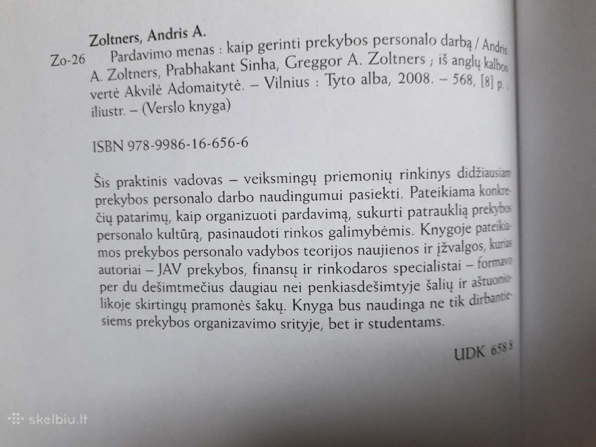 Ideali prekybos centro personalo vadovo knyga - nuotraukos Nr. 6
