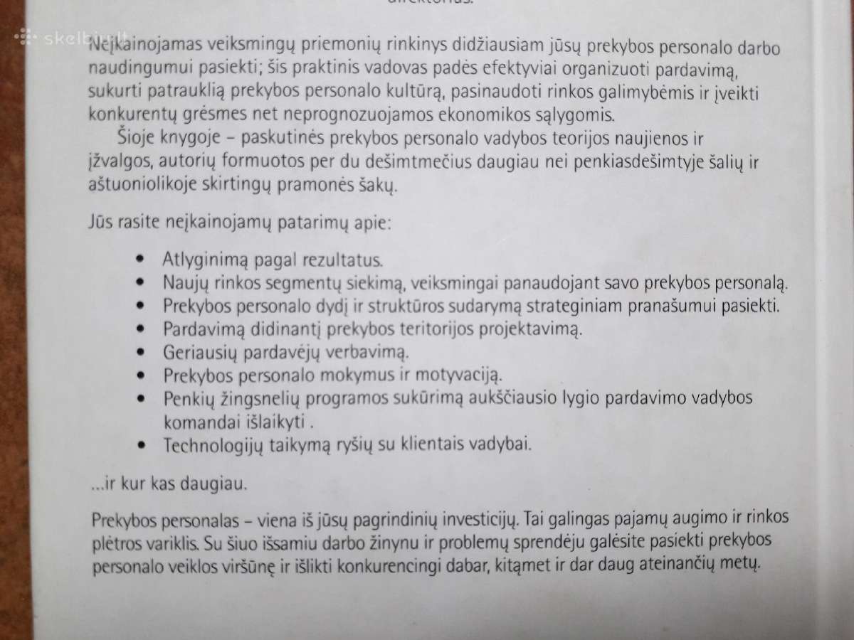 Ideali prekybos centro personalo vadovo knyga - nuotraukos Nr. 8