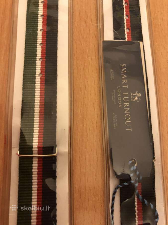 Tekstilės apyrankės laikrodžiui 20mm - nuotraukos Nr. 2