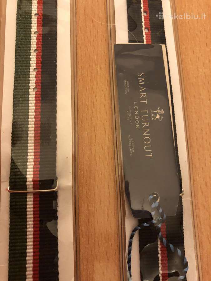 Tekstilės apyrankės laikrodžiui 20mm - nuotraukos Nr. 4