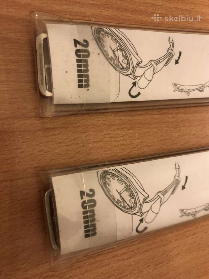 Tekstilės apyrankės laikrodžiui 20mm - nuotraukos Nr. 9