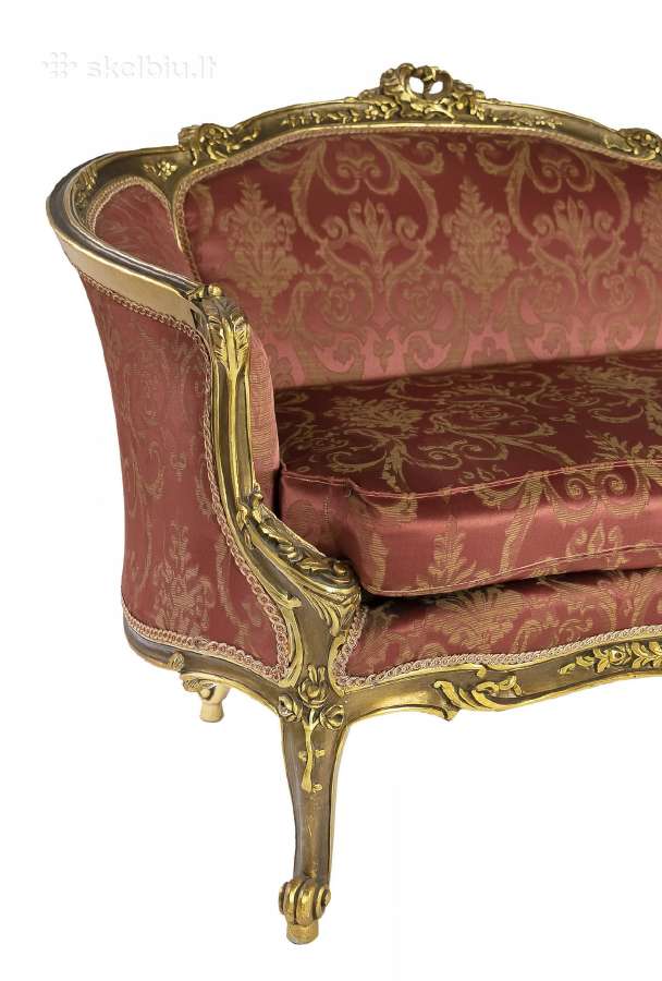 Senovinė dvivietė sofa (Prancūzija) - nuotraukos Nr. 2