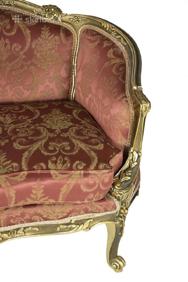 Senovinė dvivietė sofa (Prancūzija) - nuotraukos Nr. 4