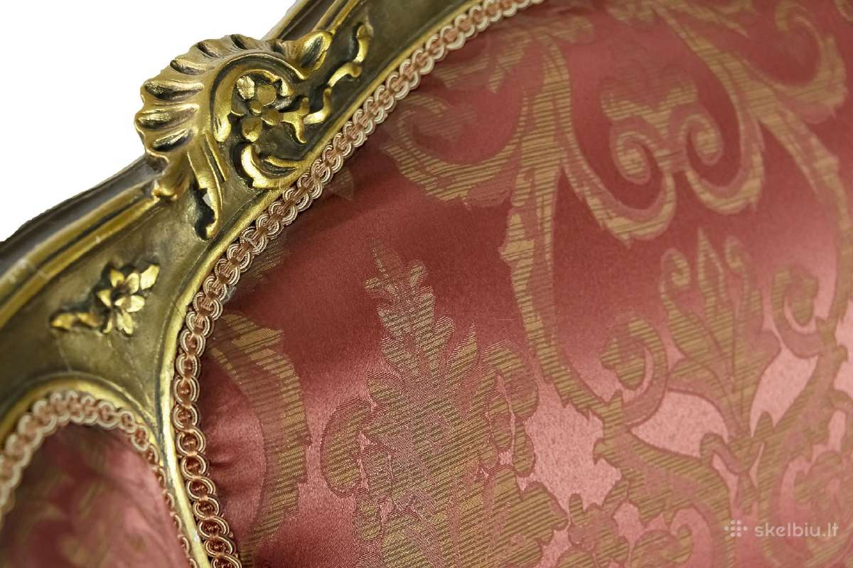 Senovinė dvivietė sofa (Prancūzija) - nuotraukos Nr. 8