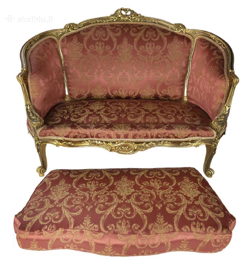 Senovinė dvivietė sofa (Prancūzija) - nuotraukos Nr. 9