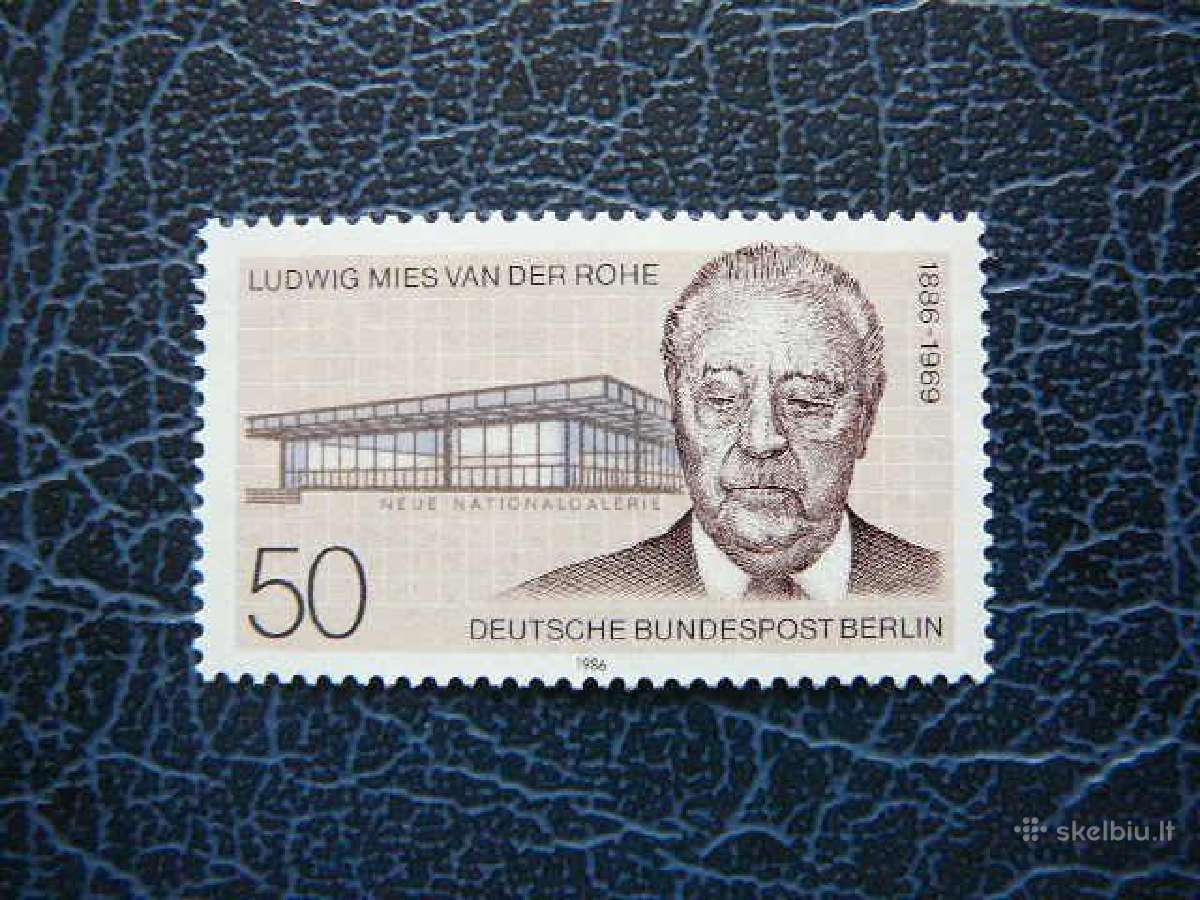 Architektas Vokietija (Berlynas) 1986 vb753s