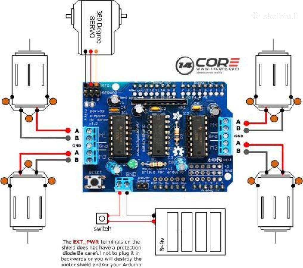 Arduino Ir varikliai - nuotraukos Nr. 5