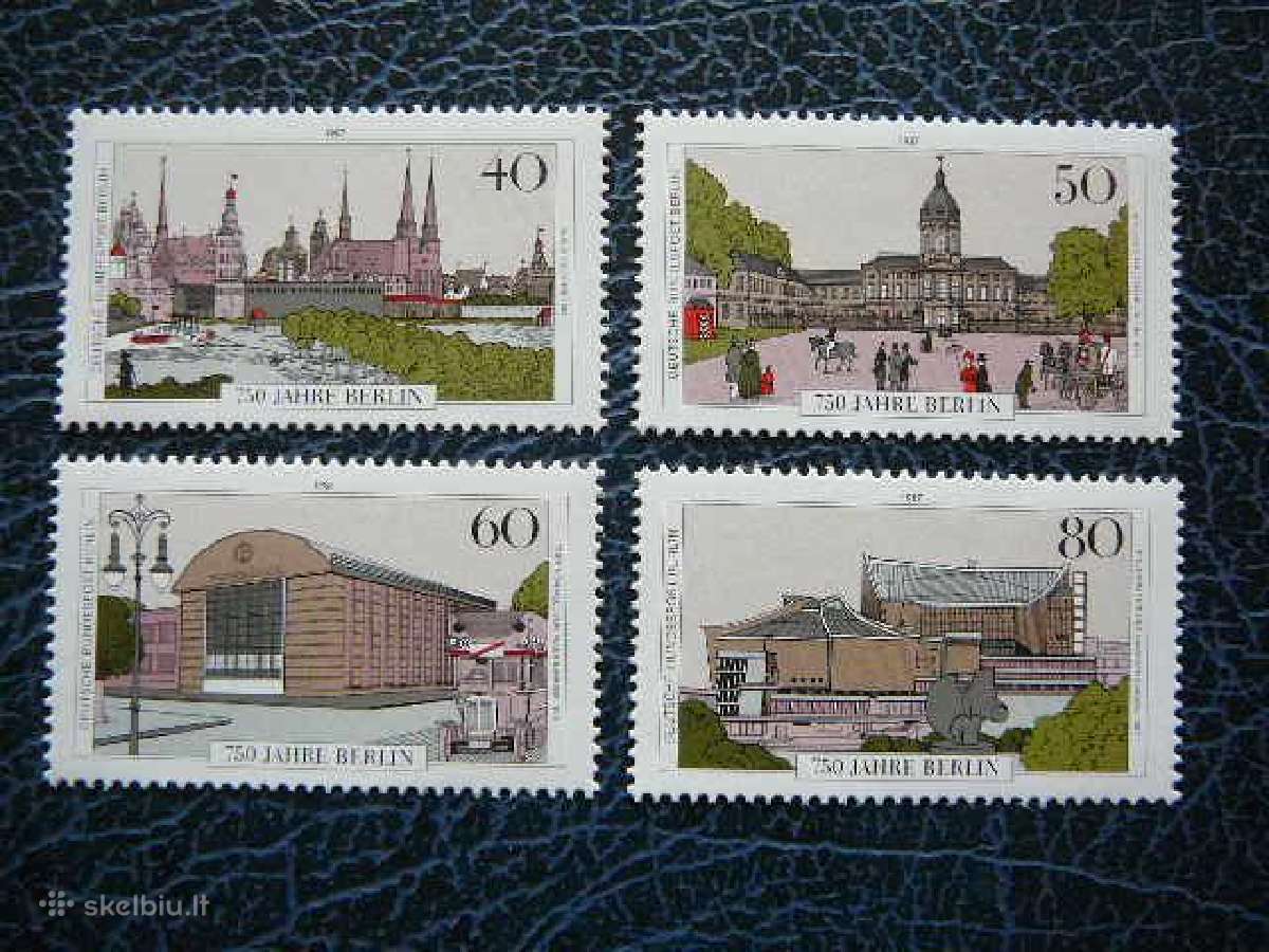 Architektura Vokietija (Berlynas) 1987 vb772s
