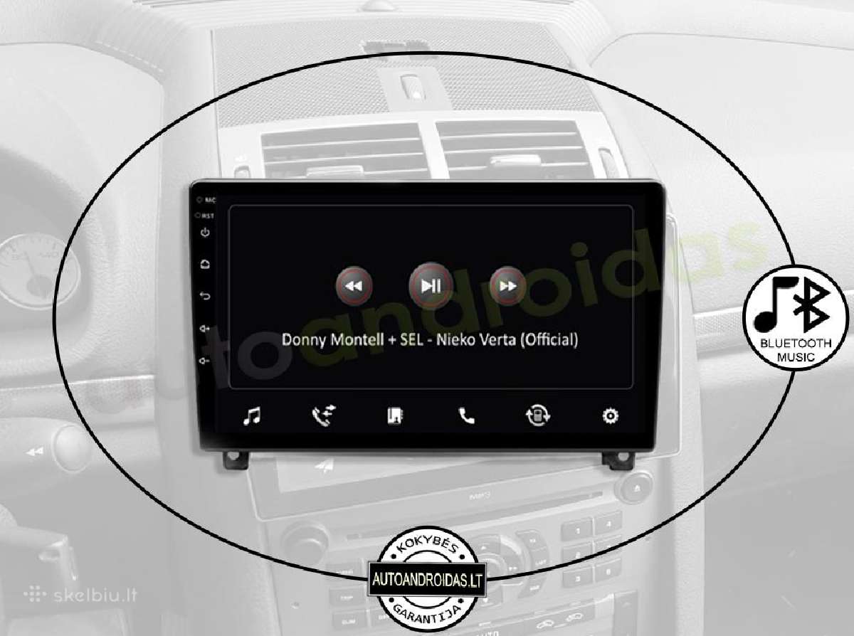 Peugeot 407 Android multimedia Usb/GPS/WiFi/bt/9" - nuotraukos Nr. 6