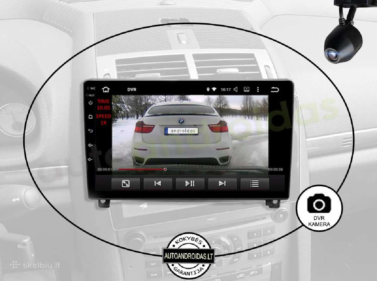 Peugeot 407 Android multimedia Usb/GPS/WiFi/bt/9" - nuotraukos Nr. 8
