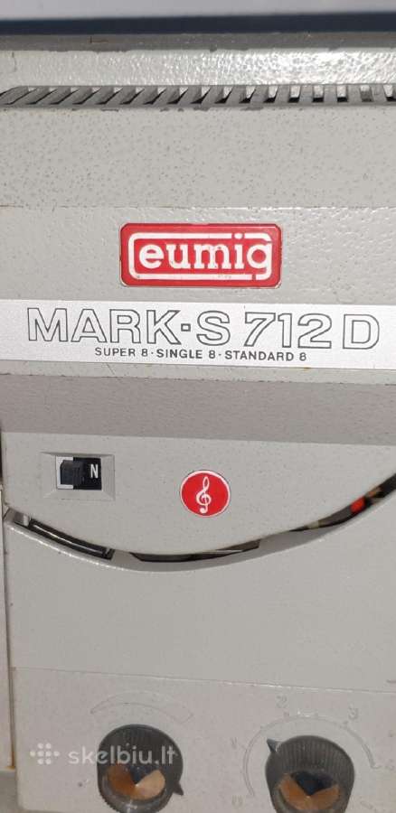 Filmų projektorius Eumig Mark 712d Sound. - nuotraukos Nr. 3