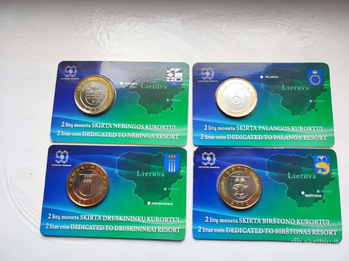 2 litai kortelese -2012 metų 4 kurortai - nuotraukos Nr. 3